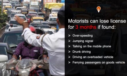 3-month license suspension for offences like speeding, drunk driving & talking on mobile