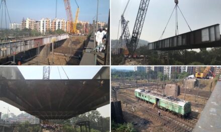 CR successfully dismantles ‘unsafe’ Kalyan bridge, services resume before time