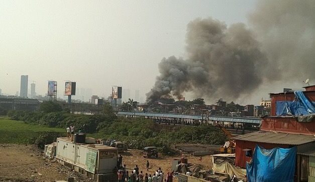 Fire breaks out at Shastri Nagar slum near Bandra station, 2nd this month