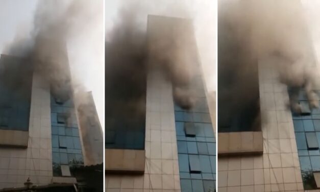 Video: Fire breaks out at Central Plaza Mall in Malad