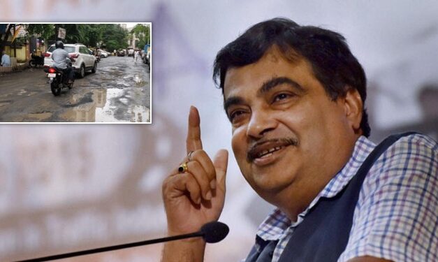 Nitin Gadkari threatens to put errant contractors ‘under bulldozer’ for bad roads