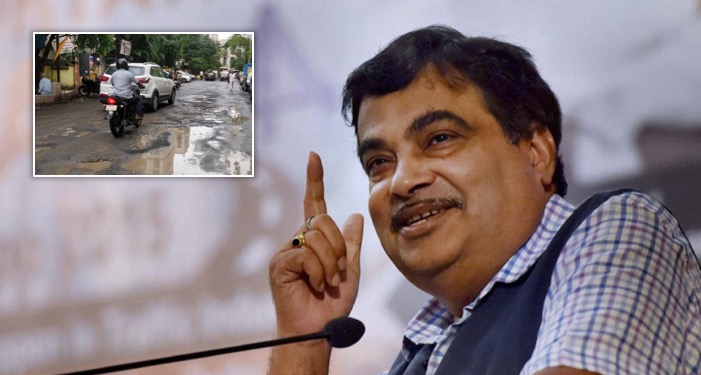 Nitin Gadkari threatens to put errant contractors 'under bulldozer' for bad roads
