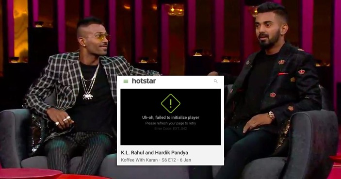 Hardik pandya koffee with online karan episode watch online