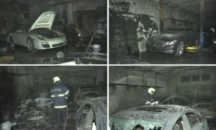 6 luxury cars gutted in fire at service centre near Mahalaxmi station