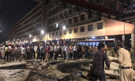 LIVE: CSMT foot-over-bridge collapses, several injured