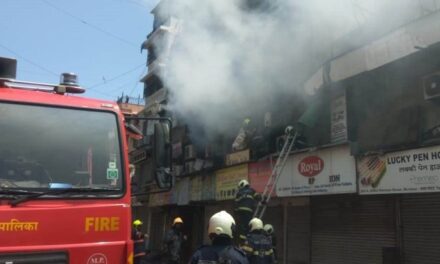 Video: Fire breaks out at Crawford Market