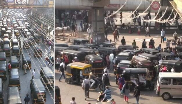 Action against 100+ errant auto drivers, hawkers during surprise raid outside Kalyan station