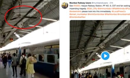 CR promptly removes ‘risky’ overhead fan from Kalyan station after Twitter complaint