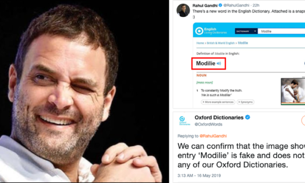 No word like ‘modilie’ in English language: Oxford dictionary tells Rahul Gandhi