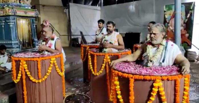 Praying for better monsoon: Matunga temple organises special puja to appease rain god