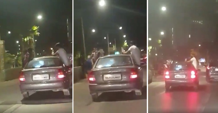 Viral video leads to arrest: Khar police nabs trio performing stunts at Carter Road