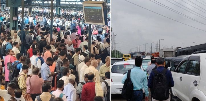 As rains subside, Mumbai returns to 'normalcy' with crowded trains, congested roads 1