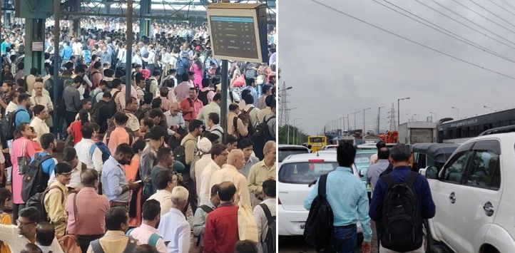 As rains subside, Mumbai returns to ‘normalcy’ with crowded trains, congested roads