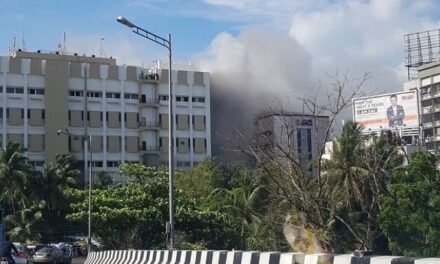 Fire breaks out at MTNL building on SV Road, Bandra