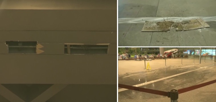 Roof panel falls at Mumbai Airport’s T2 due to suspected water leak