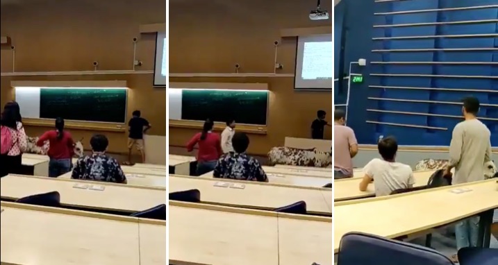Video: Stray cow enters classroom at IIT-Bombay in Powai