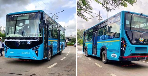NMMT takes delivery of first electric bus, 30 such buses to start plying in Navi Mumbai soon