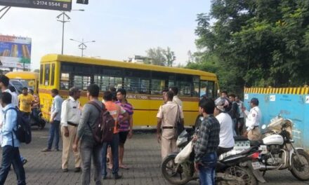 Student injured after school bus rams into car at Ghodbunder Road, Thane