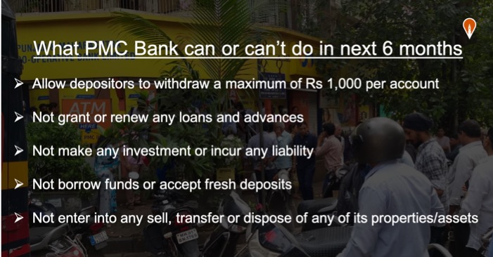 PMC Bank ordered to limit withdrawals, restrict activities for next 6 months by RBI
