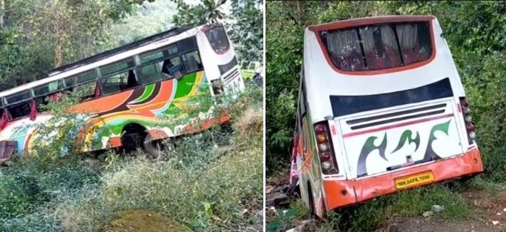 4 dead, 30 injured in bus accident on old Mumbai-Pune highway