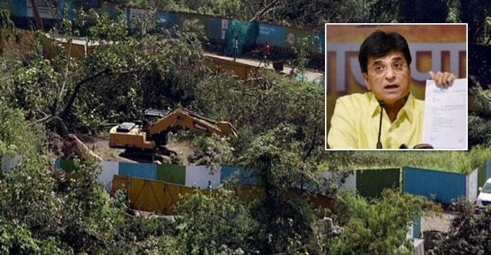 Halting Metro car shed work illegal, illogical: BJP leader Kirit Somaiya