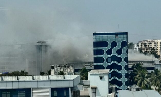Major fire breaks out at Rolta Company building in Andheri MIDC