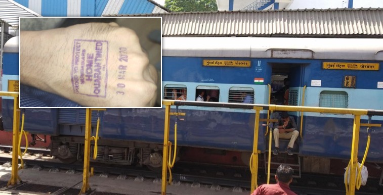 6 passengers with ‘home quarantine’ stamps deboarded at Borivali station