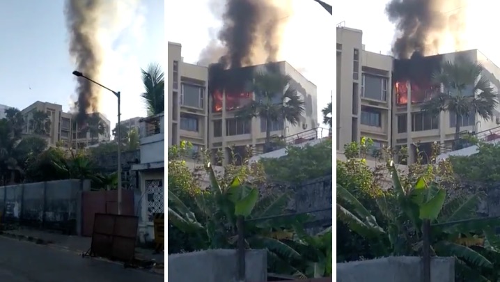 Fire at Bandra Bandstand building: One woman dead, another critically injured
